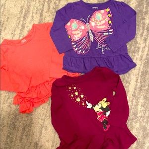 Three shirts